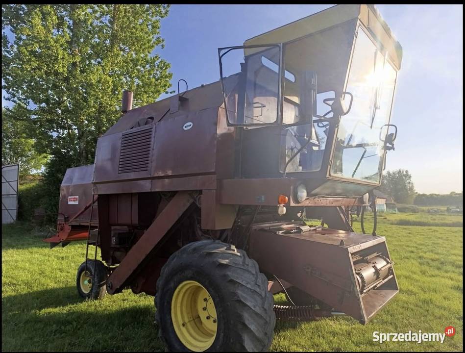 Bizon rekord z058 1986 z hederem i wózkiem Mstyczów