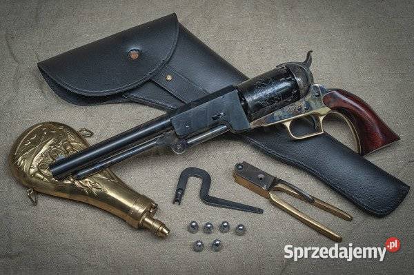 Colt Walker 1847 Rewolwer czarnoprochowy .44 Uberti