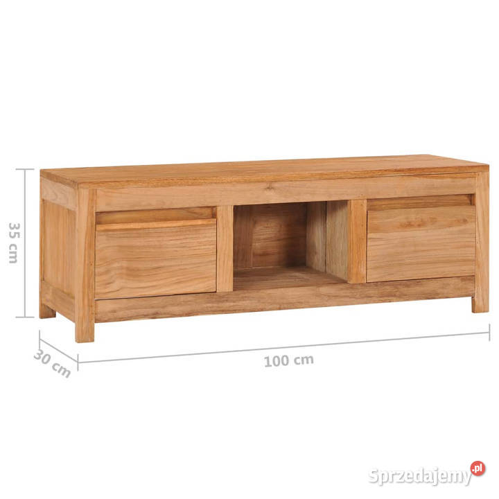 Szafka pod telewizor 100x30x35 lite drewno Warszawa