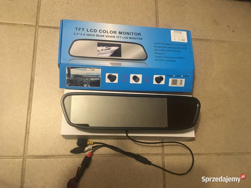 Kamera cofania monitor w lusterku Kamery samochodowe Wrocław