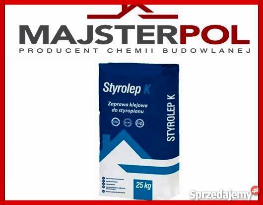 Klej do styropianu Styrolep K Zduńska Wola Sieradz sprzedam