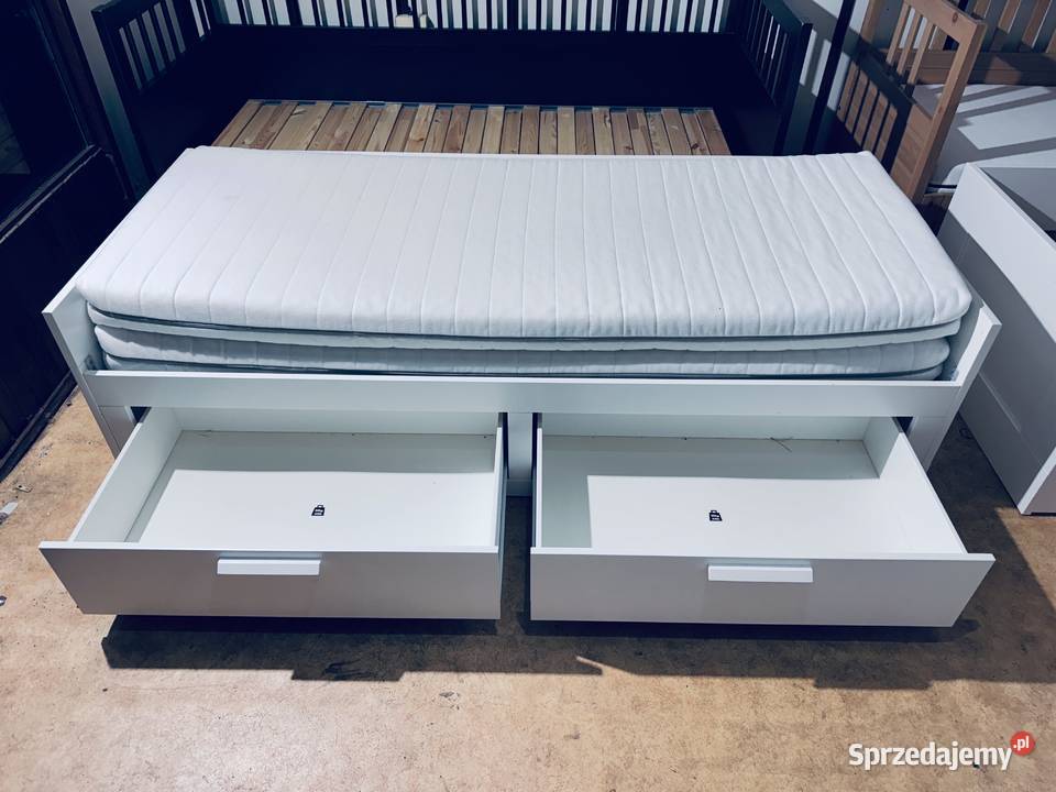 WYPRZEDAŻ 3 sztuki IKEA BRIMNES Leżanka Łóżko z Rybnik