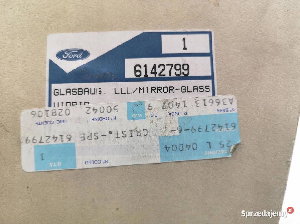 WKŁAD LUSTERKA LEWY FORD ESCORT 8186 ORYGINAŁ Części samochodowe lubelskie