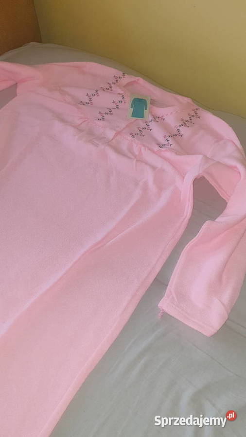 Koszula nocna XXXXL frote różowa gorset Warszawa