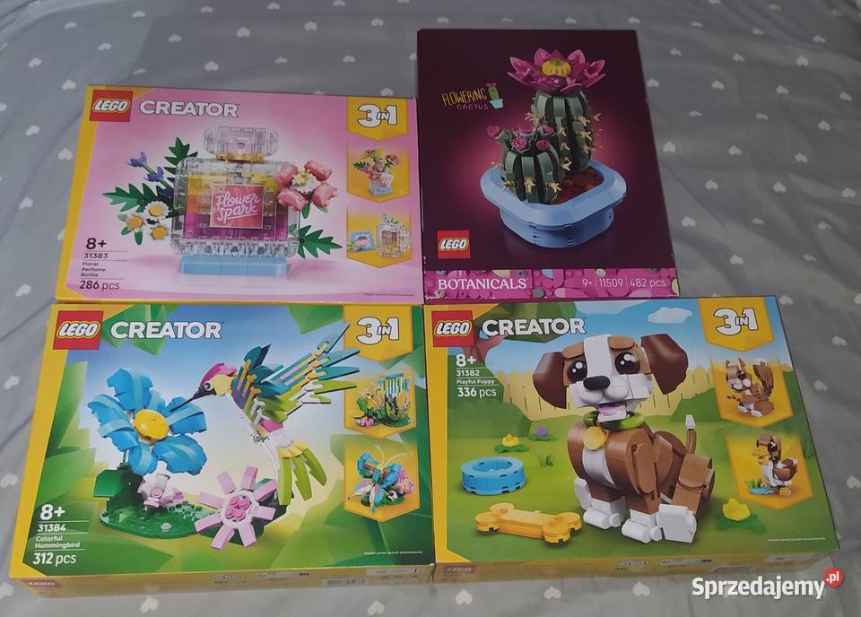 Klocki Lego 4 zestawy Lego Gdańsk