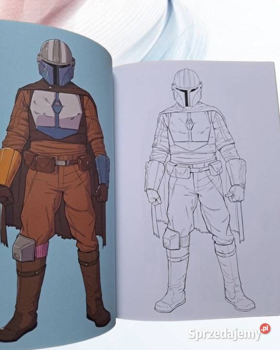 Kolorowanka Star Wars the Mandalorian małopolskie Kraków