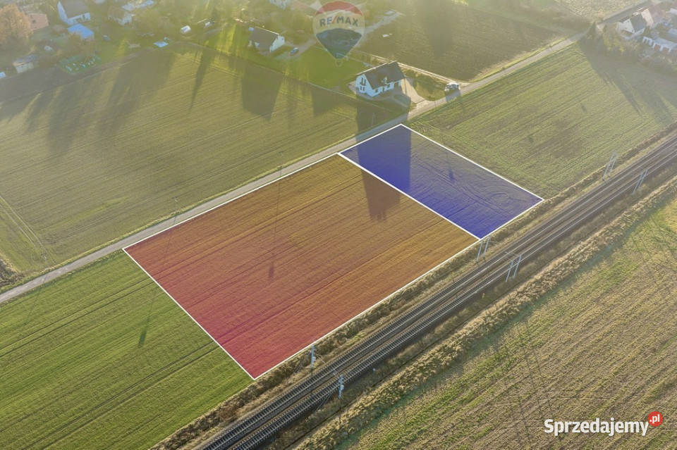 Dwie działki 6859 m w pobliżu Legnicy Siedliska