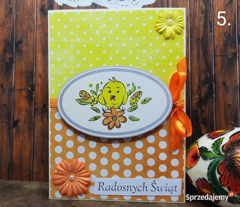 Kartki wielkanocne ręcznie robione Wielkanoc 1 Kraków