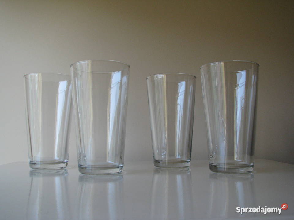 Wysoka szklanka transparentna 05 l pokal szklany Szklanki i kufle Brzegi