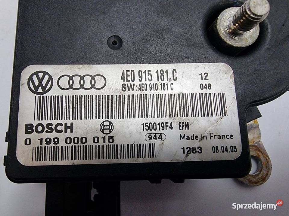 MODUŁ AUDI A8 D3 4E0915181C osobowe Lipno