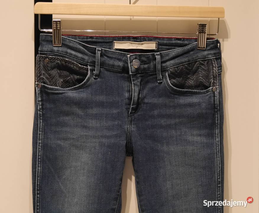 Wrangler świetne spodnie rurki 34 XS dolnośląskie Wrocław