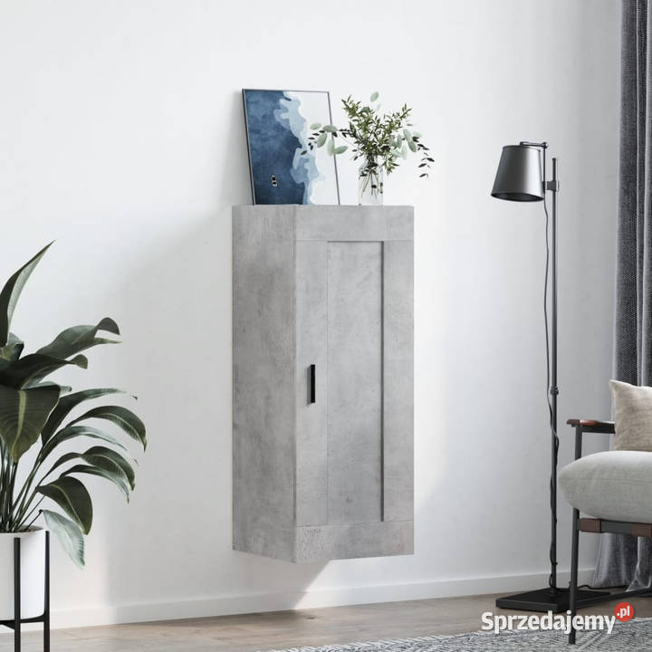 Szafka wisząca szarość betonu 345x34x90 WM830520 Warszawa