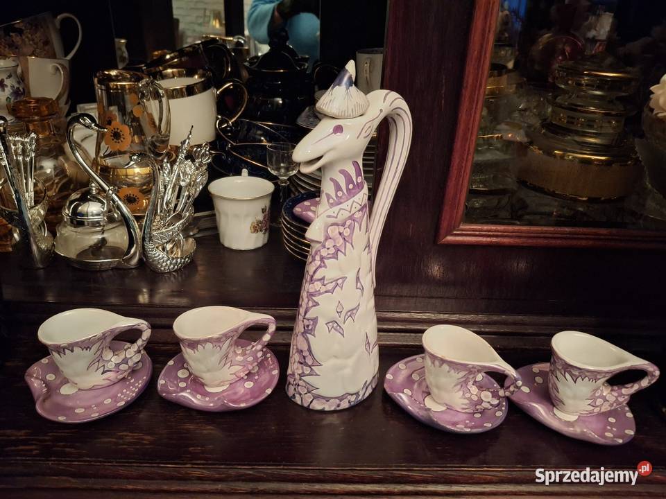 Serwis do małej czarnej Wyposażenie wnętrz Warszawa