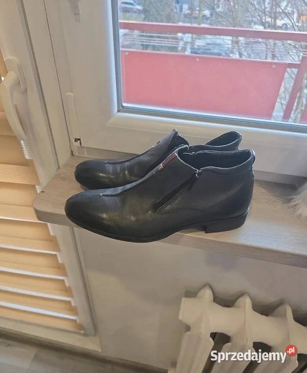 Skórzane buty Lasocki z metki 42 Bytom sprzedam