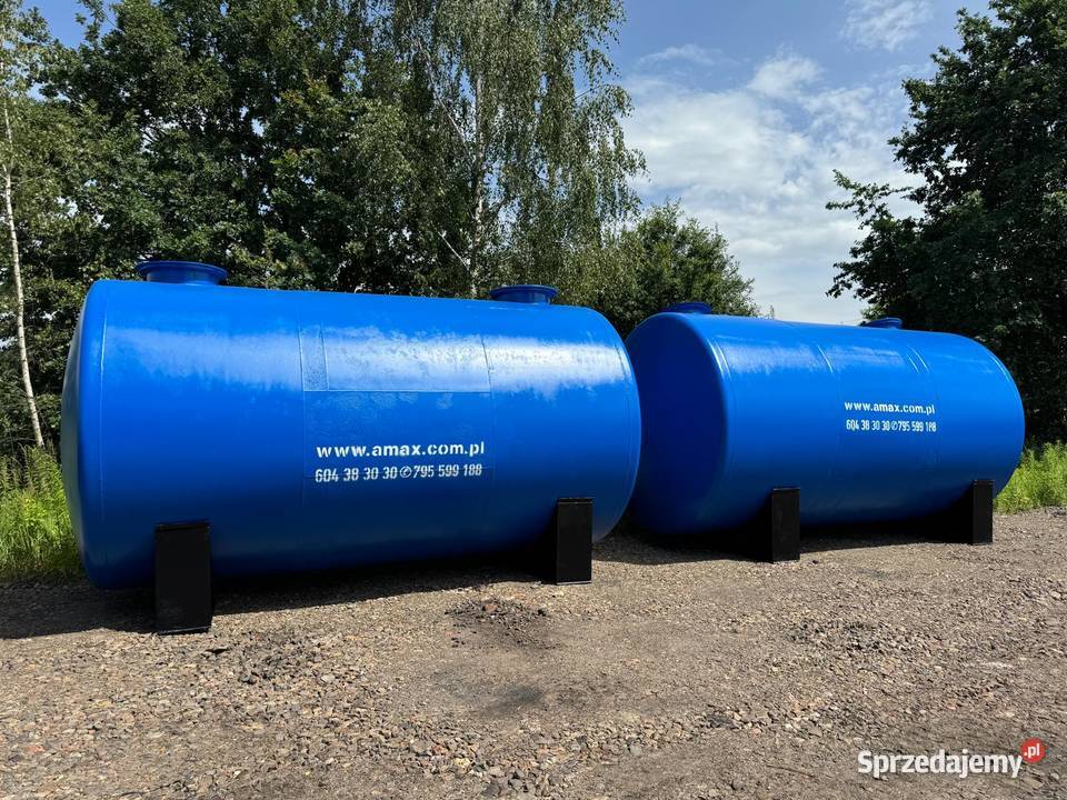 Zbiornik stalowy 35 000 35m3 35000l gumowany na Zbiorniki Oświęcim