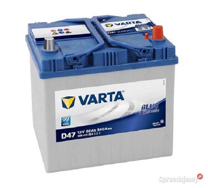 Akumulator Varta Blue Dynamic D47 60Ah540A Motoryzacja małopolskie Tarnów sprzedam