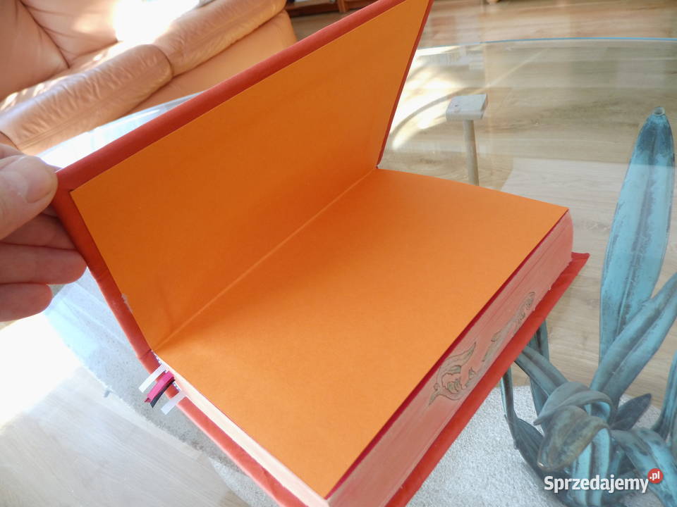 Książka kucharska Prezent Oprawa skórzana Karty Antykwariat Radzewice sprzedam