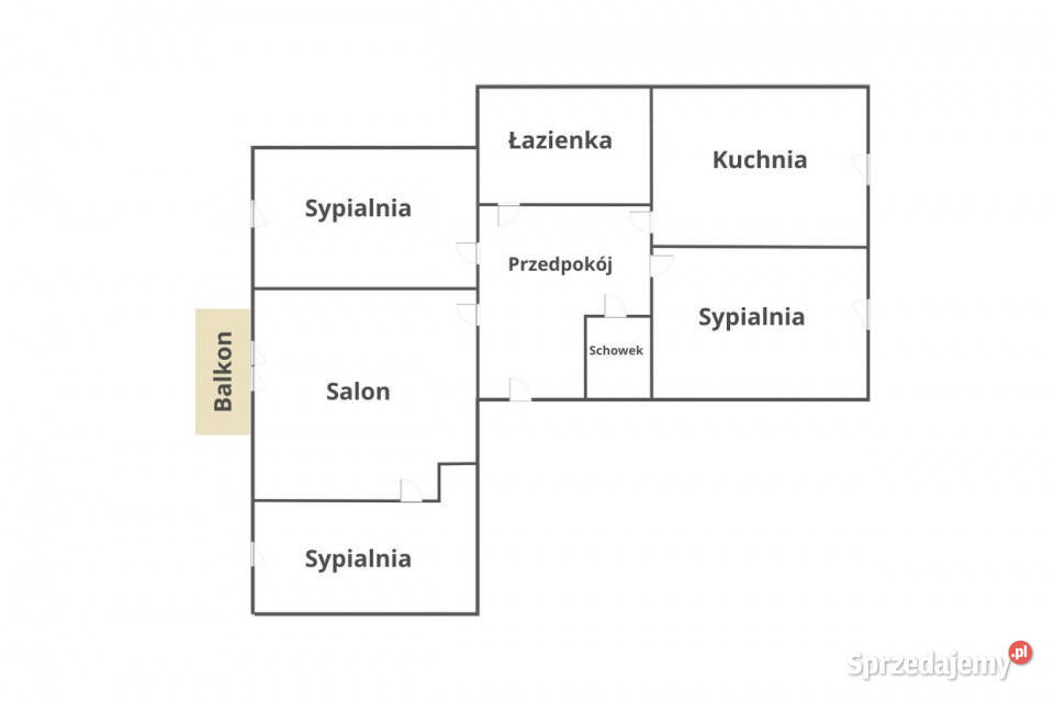 Mieszkanie Lesko 56m2 4 pokojowe Sprzedaż podkarpackie