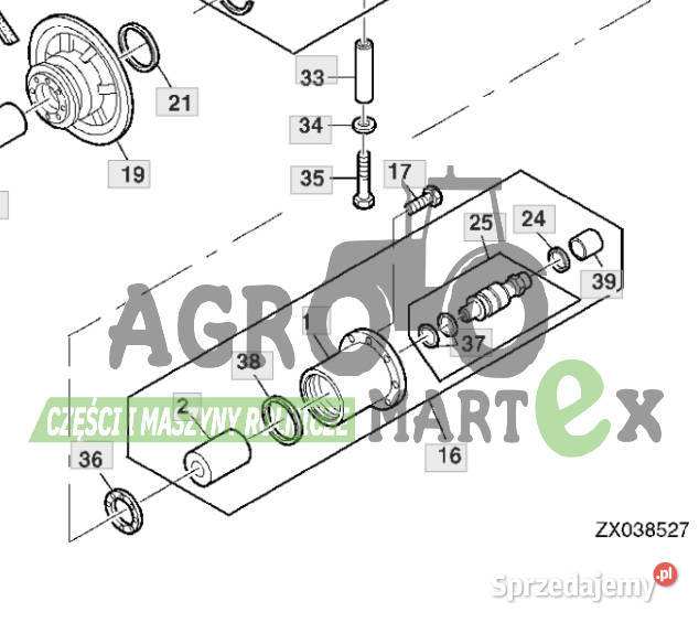 AH169769 SIŁOWNIK HYDR JD Pozostałe