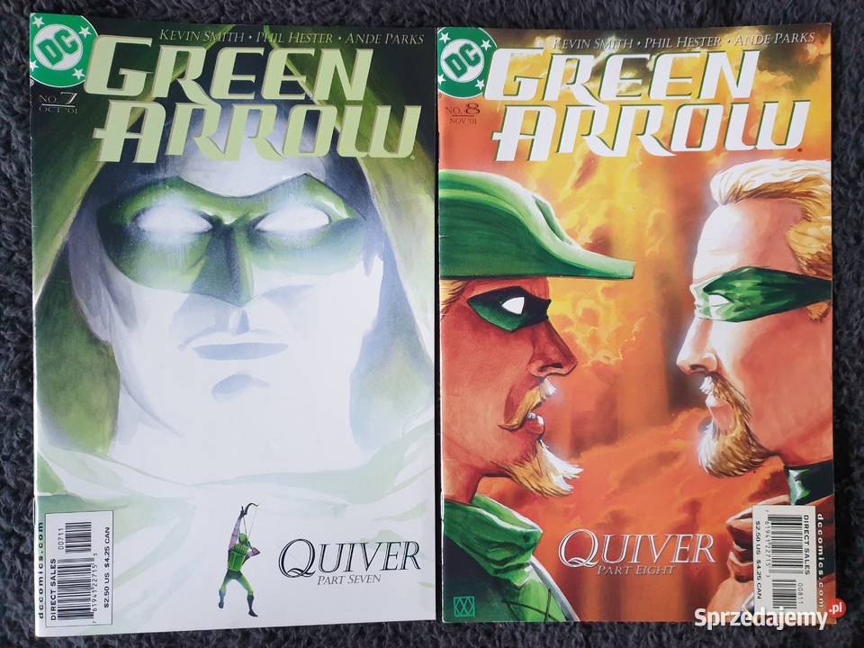 Green Arrow Quiver zestaw 10 komiksów DC USA Superbohaterowie Gdynia