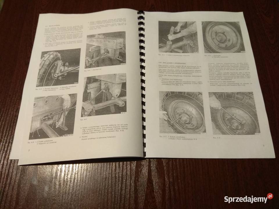 Ciagnik Rs 09 ksiązka do naprawy mechanizmu Stalowa Wola