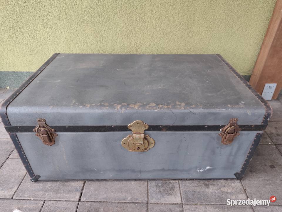 Stara walizka kufer wielkopolskie Budzyń