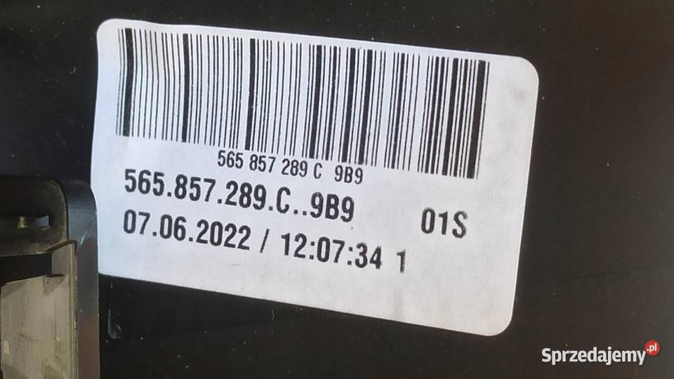 SKODA KODIAQ KRATKA NAWIEWU TUNELU 565857289C osobowe