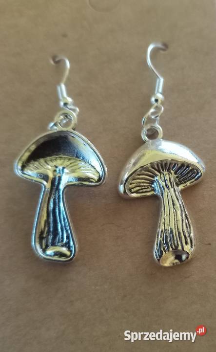 Kolczyki Grzybki handmade Sosnowiec sprzedam