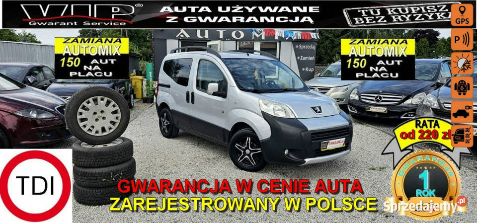 Peugeot Bipper OUTDOOR Wym rozrząd Klima Super Świdnica
