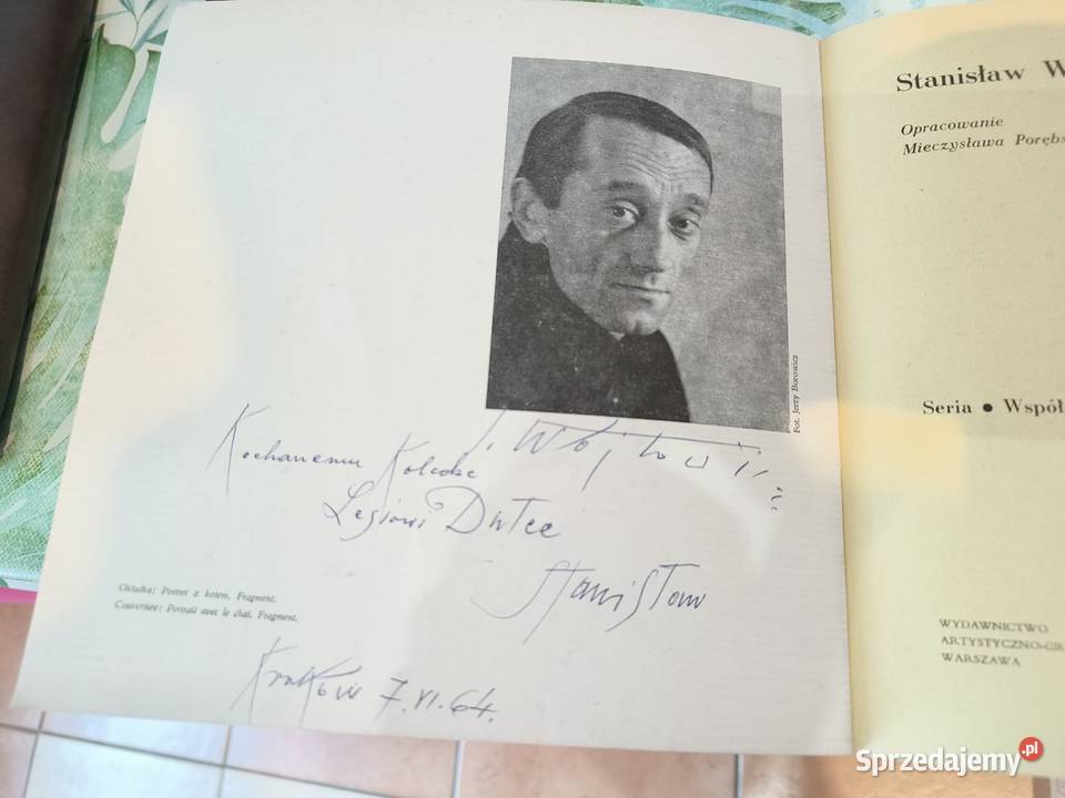 Sprzedam z autografem malarza Stanisława Bytom