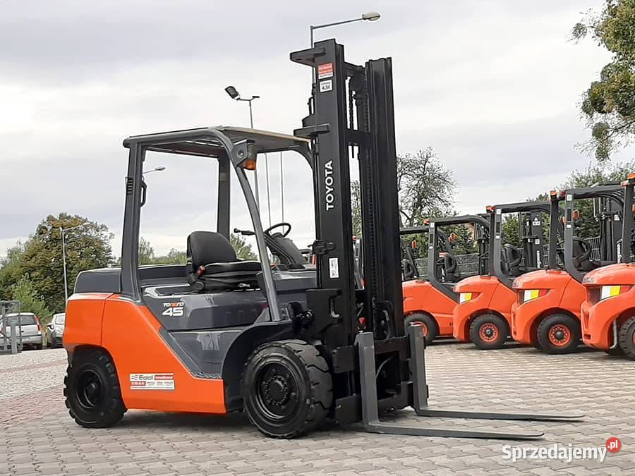 Wózek widłowy Toyota 408FD45N 5 ton duplex 4 m Wózki widłowe Kęty sprzedam