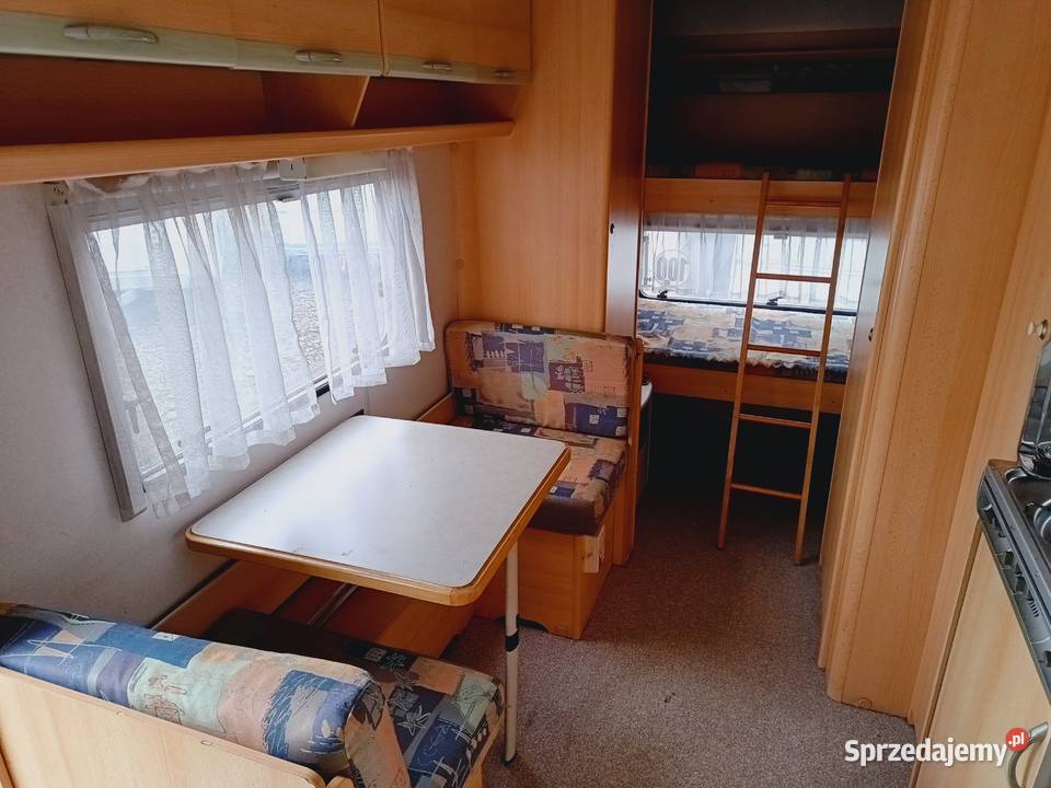 przyczepa kempingowa 2000r łóżka piętrowe Międzybrodzie Bialskie