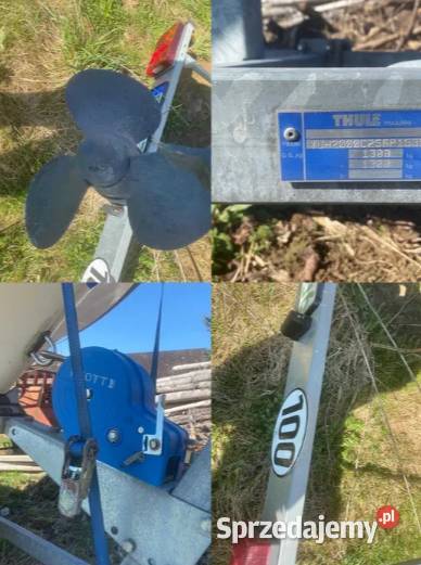 Łódź ŁÓDKA STATEK motorowa wędkarska przyczepa Szczecin