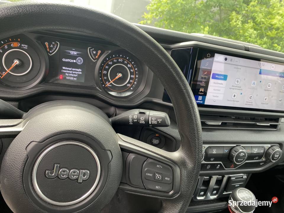 Jeep wrangler 2024 36 manual komputer pokładowy Wałcz sprzedam