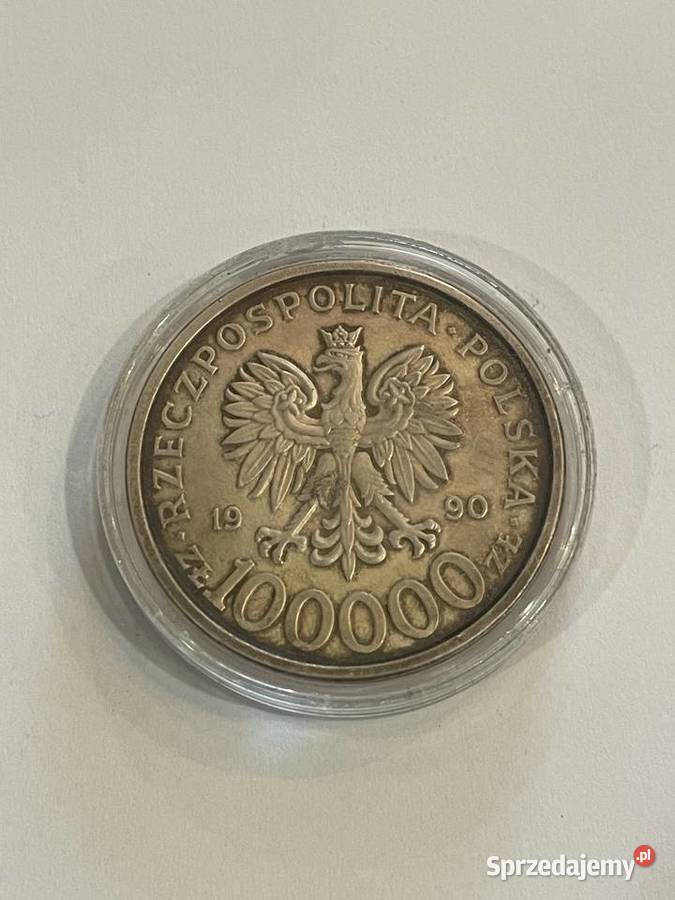 Srebrna moneta kolekcjonerska 100 000 Kraków