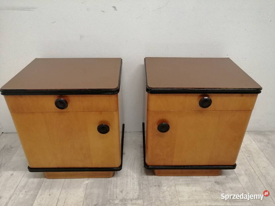 stare szafki nocne nakastliki vintage design Radomsko