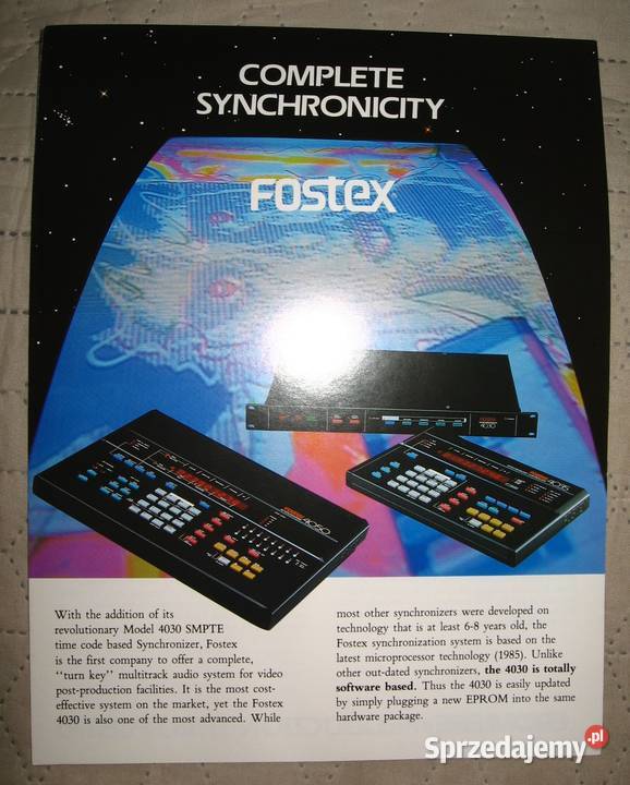Fostex mikrofony rejestratory magnetofony Kępice