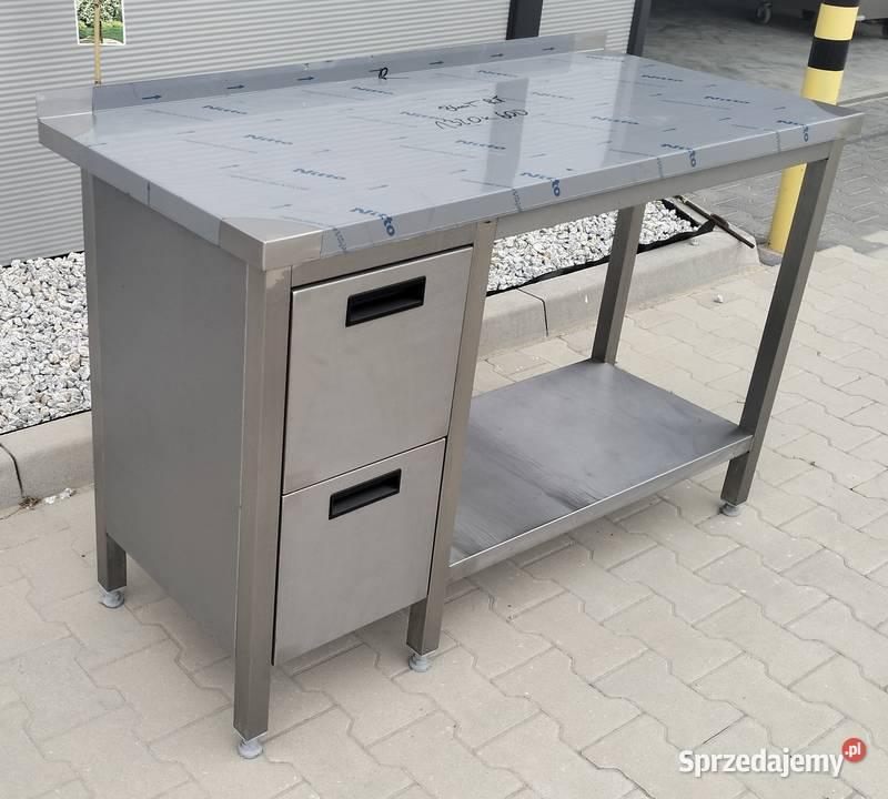 Stół gastronomiczny 132x60x85 z szufladami