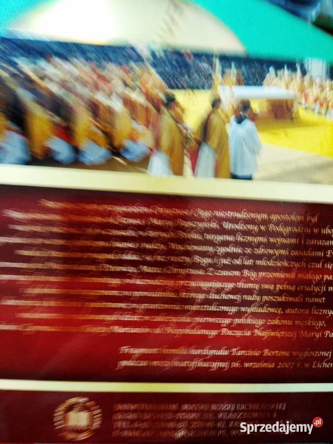 Beatyfikacja Papczyńskiego Licheń film kolekcje Warszawa sprzedam