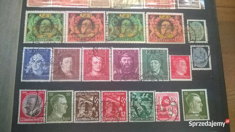 znaczki NIEMCY zestaw 91 stemplowane Warszawa