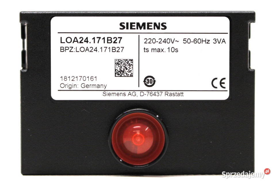 Siemens Steuergert LOA24171B27 Weishaupt Buderus Wrocław