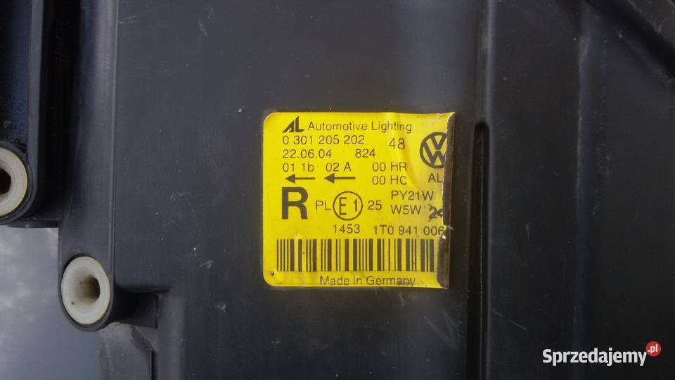 Lampy przednie Vw TOURAN 1 Elbląg