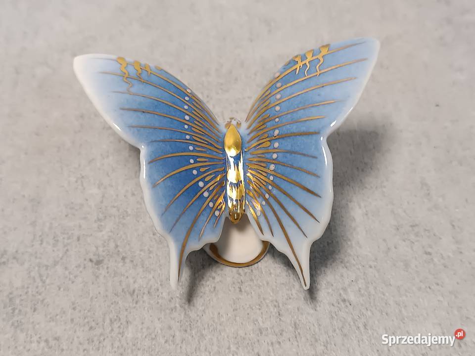 Kmmer Kramer Motyl Porcelanowy Volkstedt Dobrzany