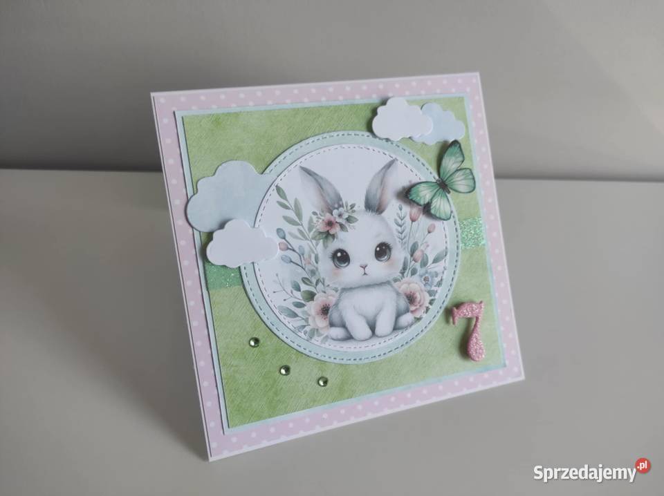 Kartka okolicznościowa ręcznie robiona na Łódź