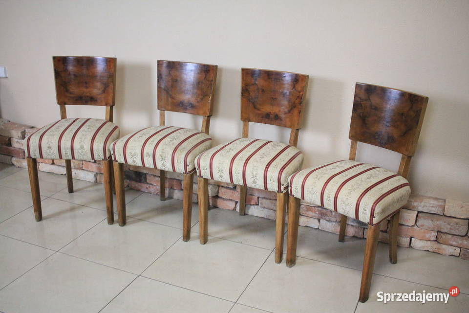 Komplet krzeseł królewskie