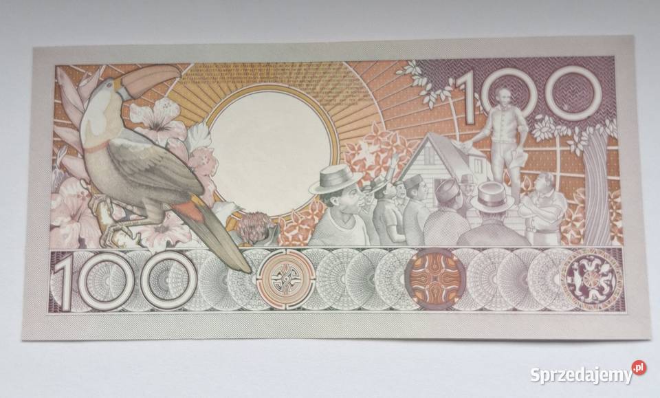 SURINAME100 GULDEN1986 r ŁADNY Legionowo