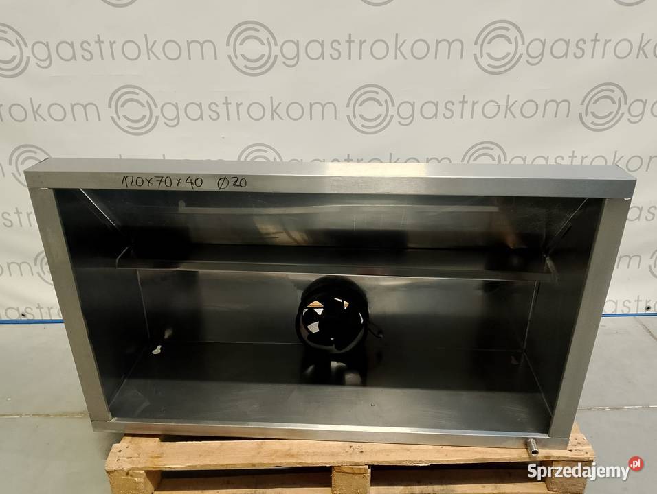 Okap przyścienny trapezowy 120x70x40 bez łapaczy dolnośląskie Wrocław