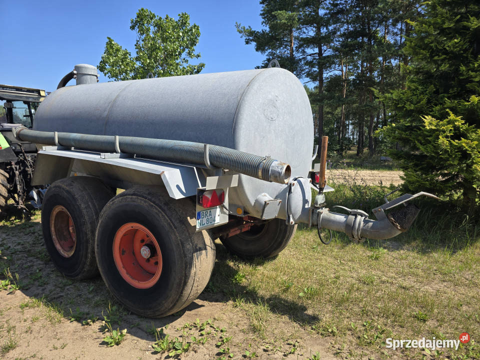 Wóz asenizacyjny JKOTTE VT 7000 L tandem skrętny warmińsko-mazurskie Korpele
