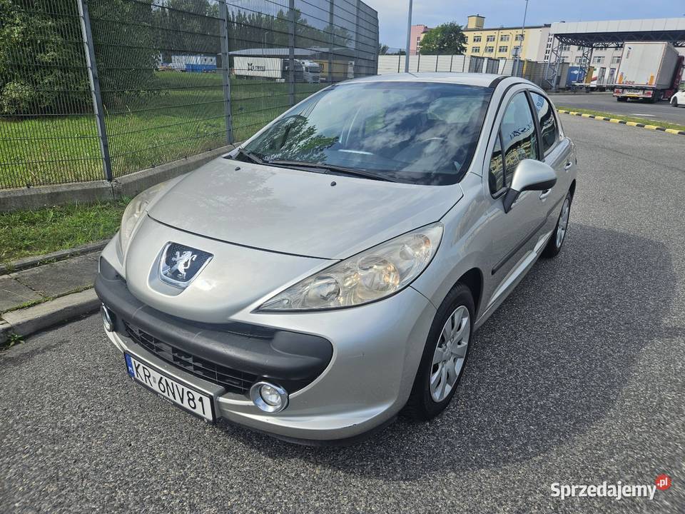 Peugeot 207 14 benzyna gaz lpg automat hak klima lakier metallic Kraków