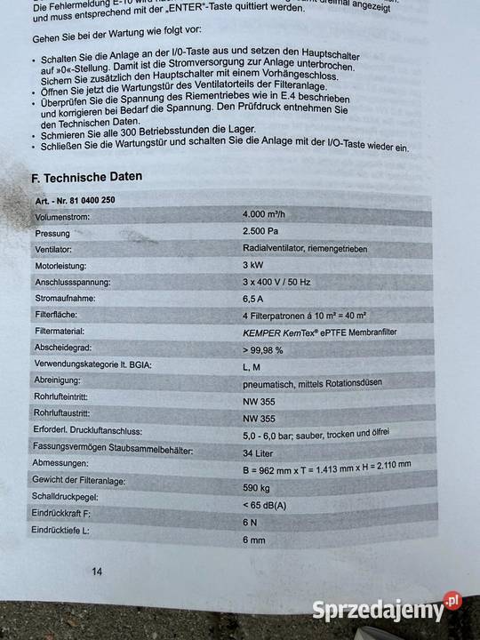 Odciąg dymu spawalniczego wyciąg pyłów Zdziechowice sprzedam